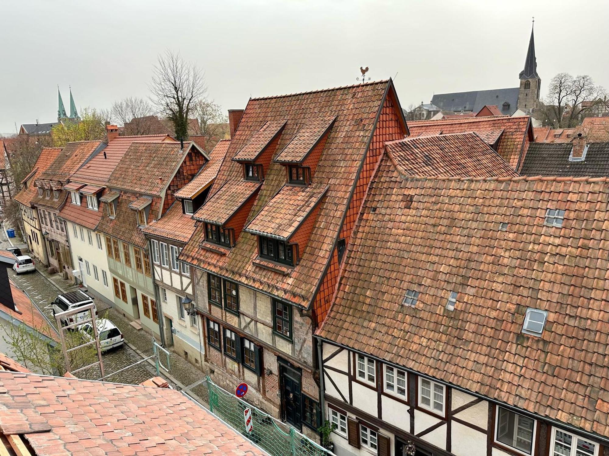 Ferienwohnung unterm Schreckensturm Quedlinburg Exterior foto